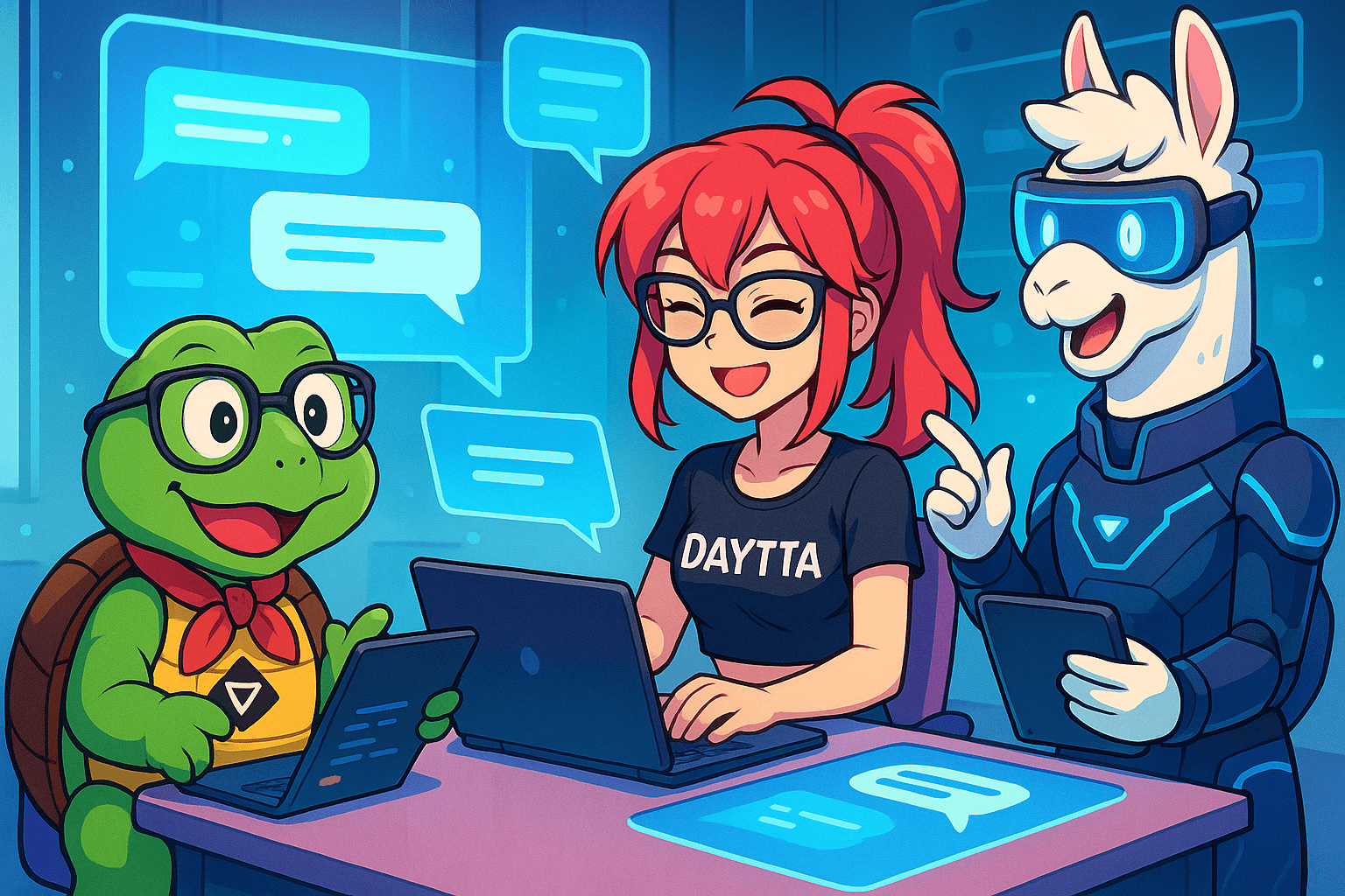 AI-powered platform background